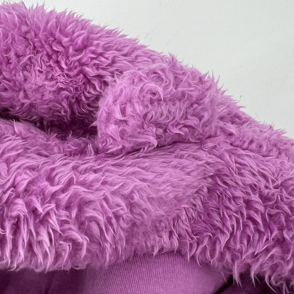 Harper Canyon NEW Girls Purple Lily Fuzzy Hoodie With Ears Size 4 Pullover - Picture 5 of 8